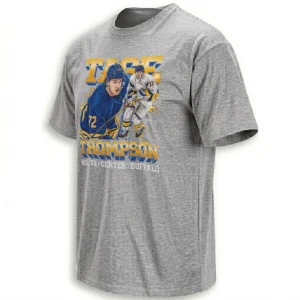 TAGE THOMPSON SHIRT – Buffalo Sabres No. 72 Hockey Lightning Graphic Tee