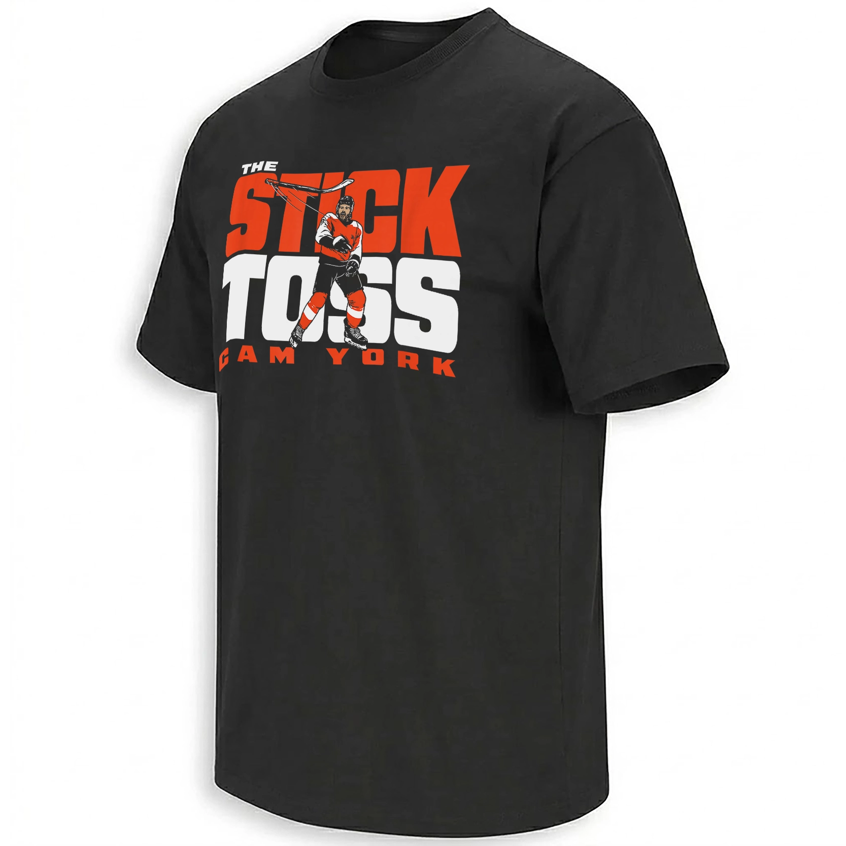 THE STICK TOSS SHIRT – Cam York Philadelphia Flyers 2026 NHL Playoffs Viral Moment Fan Tee THE STICK TOSS SHIRT – Cam York Philadelphia Flyers 2026 NHL Playoffs Viral Moment Fan Tee