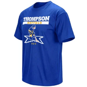 THOMPSON BUFFALO SHIRT – Tage Thompson Buffalo Sabres Retro Pixel Hockey Playoffs 2026 Tee
