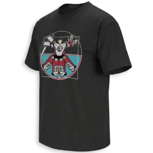 VITRUVIAN HASEK SHIRT – Dominik Hasek Buffalo Sabres Goalie Legend Retro Hockey Tee