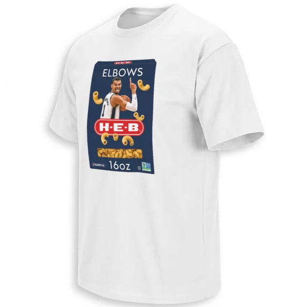Wemby Elbows HEB Meme Shirt White