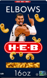 Victor Wembanyama HEB Elbows Meme Shirt 2026 NBA Playoffs