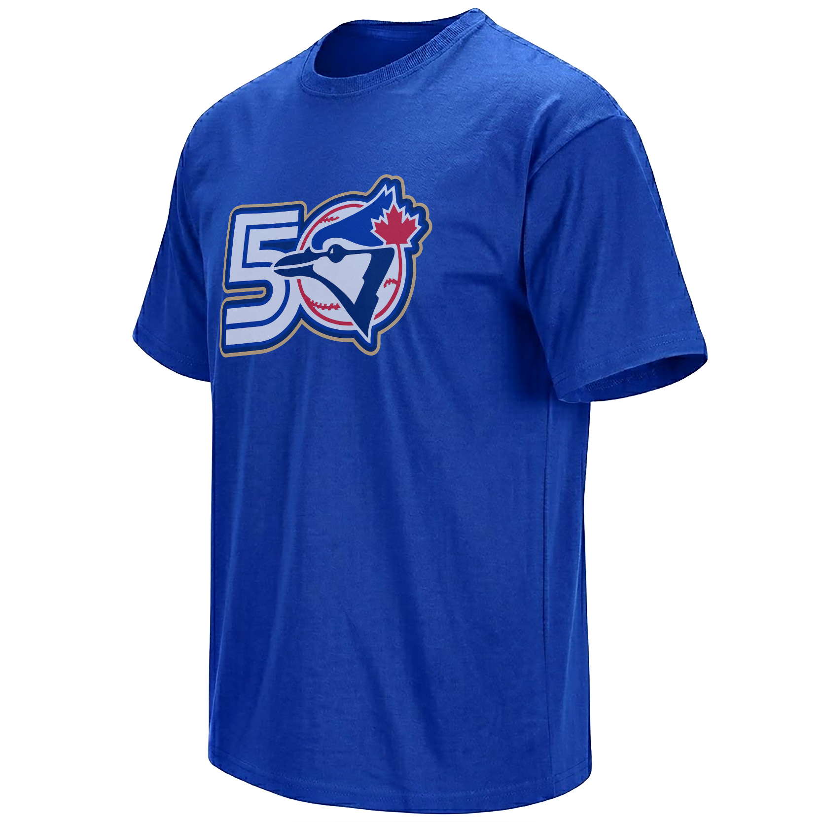 BLUE JAYS 50 SHIRT Toronto Blue Jays – 50th Season Anniversary Baseball Tee RB BLUE JAYS 50 SHIRT Toronto Blue Jays – 50th Season Anniversary Baseball Tee RB