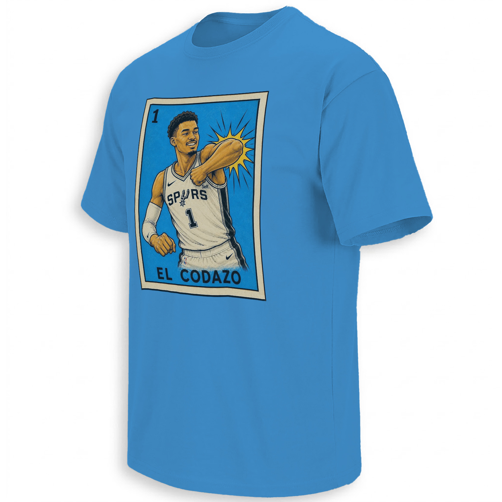 EL CODAZO SHIRT – Victor Wembanyama Spurs Lotería Meme Tee LB EL CODAZO SHIRT – Victor Wembanyama Spurs Lotería Meme Tee LB