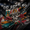 GO SPURS GO HOUSE FLAG – San Antonio Spurs Western Conference Finals Sugar Skull Banner1