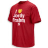 I LOVE JORDY FRAHM SHIRT Nebraska Cornhuskers Softball Rising Star Tee