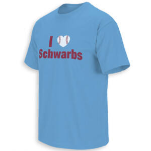 I LOVE SCHWARBS SHIRT Kyle Schwarber – Philadelphia Phillies Bomb Squad Tee
