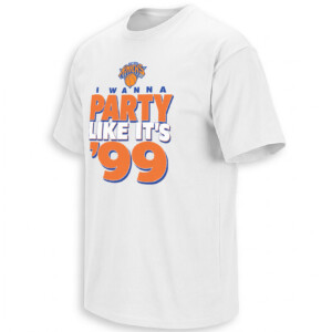 I WANNA PARTY LIKE IT’S ’99 SHIRT New York Knicks NBA Finals 2026 Retro Playoff Tee W