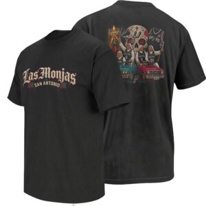 LAS MONJAS DE SAN ANTONIO SHIRT – Spurs Fiesta Nun Lowrider Playoffs Back Print Tee