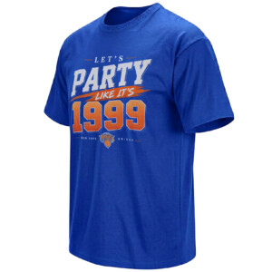 LET’S PARTY LIKE IT’S 1999 SHIRT New York Knicks NBA Finals Retro Celebration Tee RB