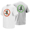 NO GUNS YES FLOWERS SHIRT – Peace Dinosaur Anti Violence Tee