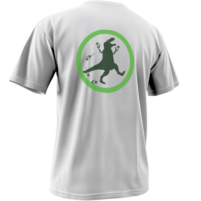 Peace Dinosaur Shirt Detail View