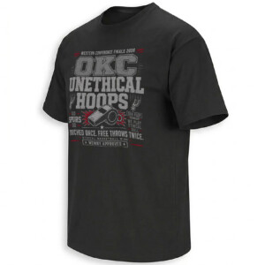 OKC UNETHICAL HOOPS SHIRT – Spurs vs Thunder Western Conference Finals Refball Meme Tee