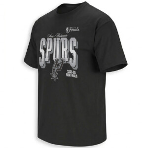 SAN ANTONIO SPURS FINALS SHIRT – 2026 NBA Finals Black Silver Tee