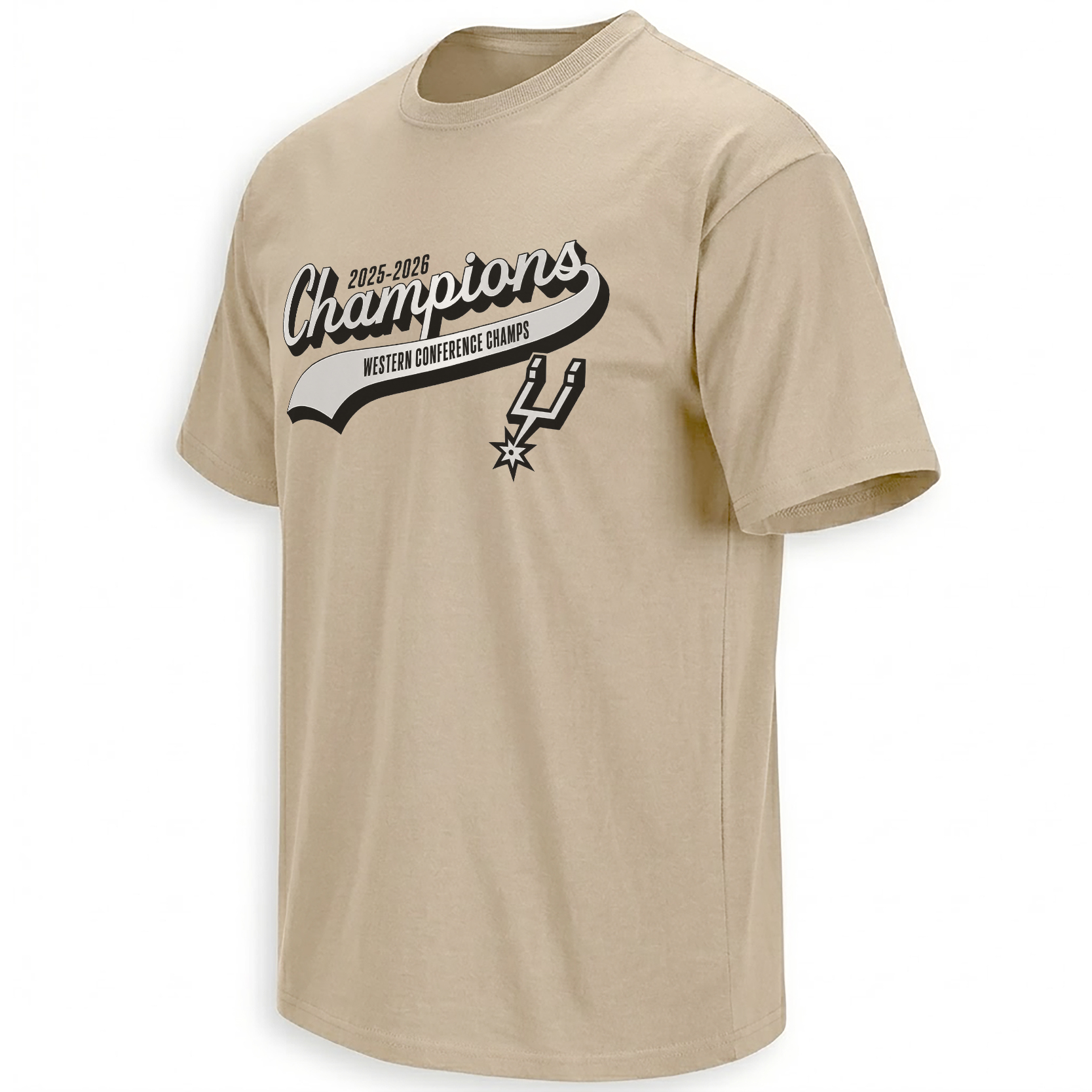 SPURS 2026 WESTERN CONFERENCE CHAMPIONS SHIRT – San Antonio Champions Script Tee 1 SPURS 2026 WESTERN CONFERENCE CHAMPIONS SHIRT – San Antonio Champions Script Tee 1