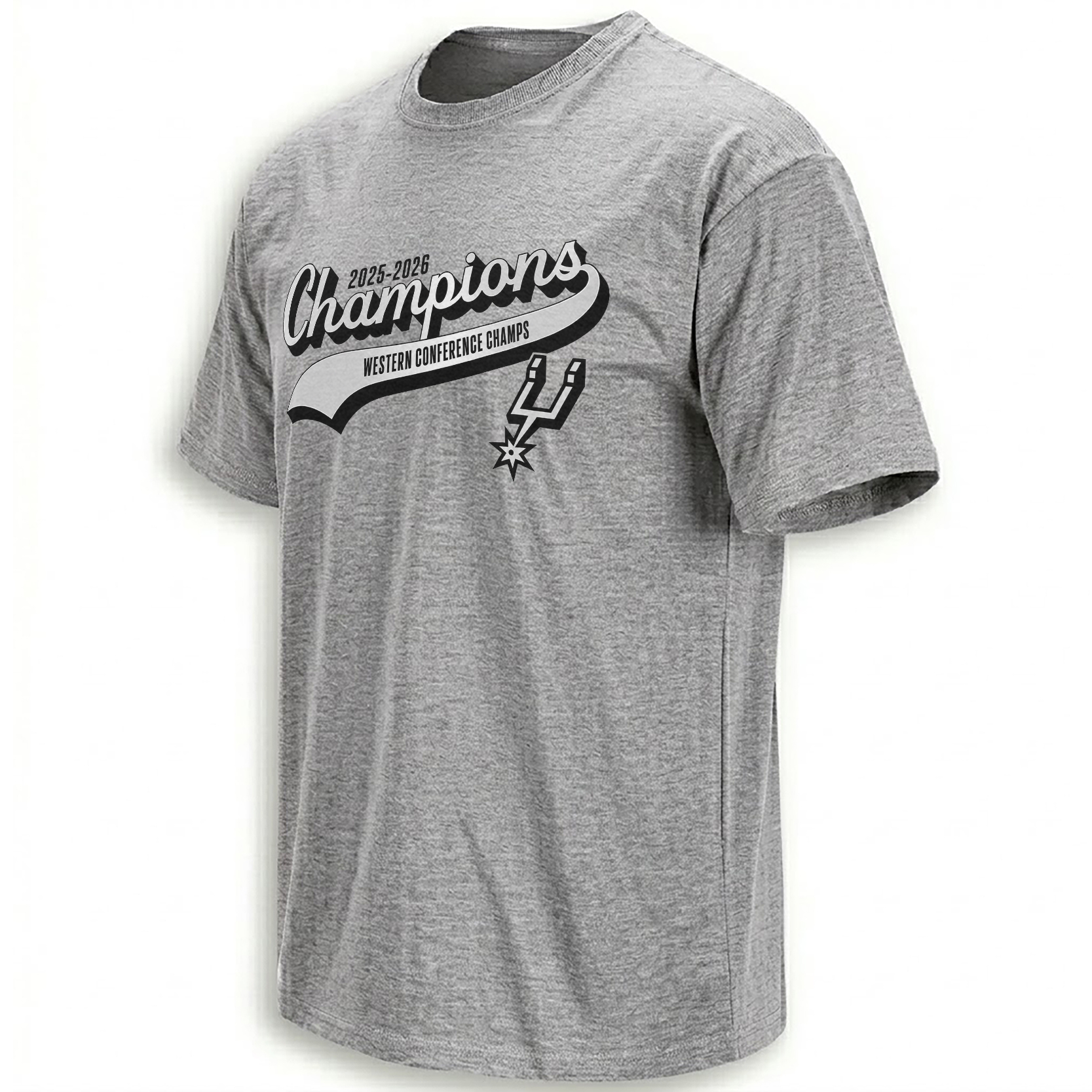 SPURS 2026 WESTERN CONFERENCE CHAMPIONS SHIRT – San Antonio Champions Script Tee 2 SPURS 2026 WESTERN CONFERENCE CHAMPIONS SHIRT – San Antonio Champions Script Tee 2