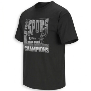SPURS WEST CHAMPS SHIRT – San Antonio 2026 Stacked Block Finals Tee