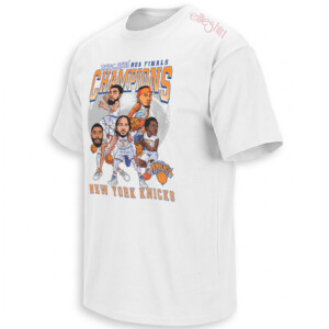 2025 2026 NBA FINALS CHAMPIONS SHIRT – New York Knicks Caricature Locker Room Tee