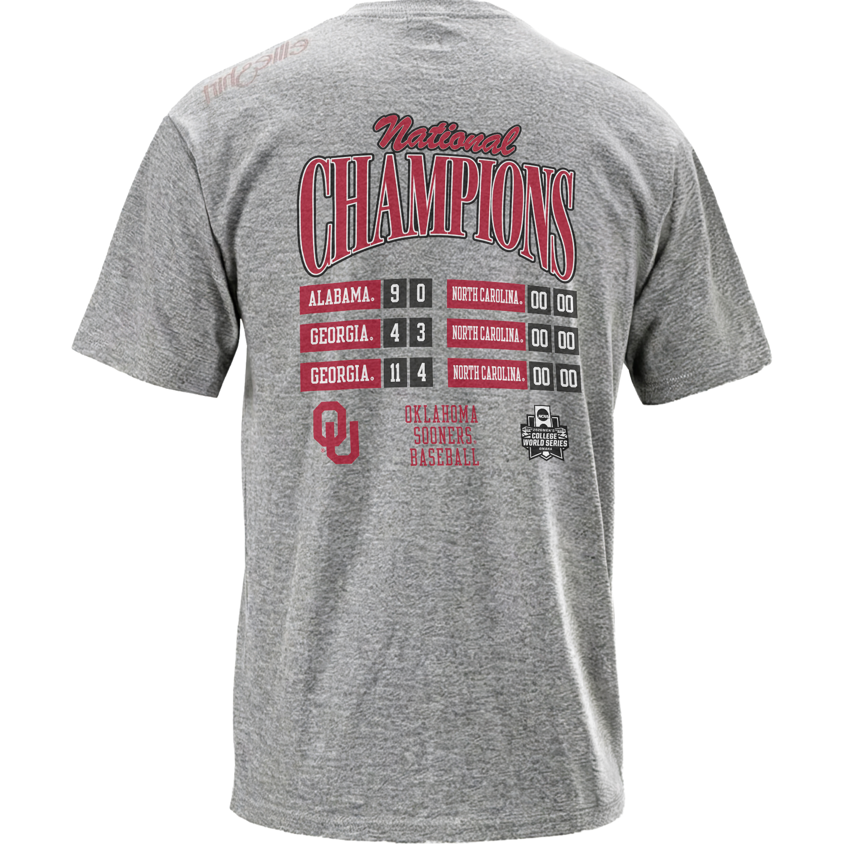 2026 NATIONAL CHAMPIONS SCHEDULE SHIRT – Oklahoma Sooners College World Series Run Tee 2 2026 NATIONAL CHAMPIONS SCHEDULE SHIRT – Oklahoma Sooners College World Series Run Tee 2
