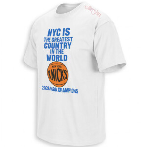 NYC IS THE GREATEST COUNTRY IN THE WORLD SHIRT – Knicks 2026 Champions Tee