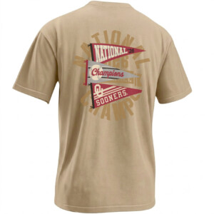 2026 NATIONAL CHAMPIONS PENNANT SHIRT – Oklahoma Sooners Baseball Vintage Omaha Tee 2