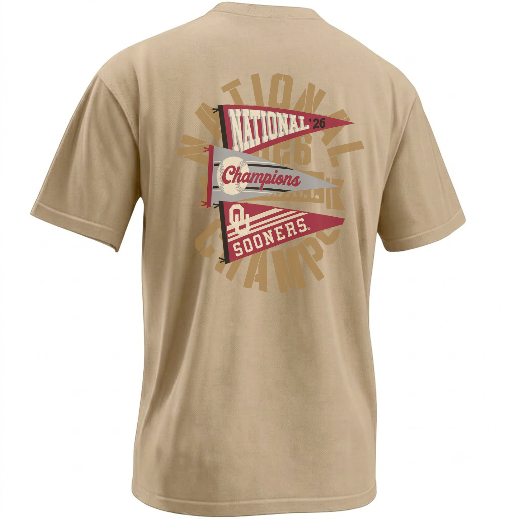 2026 NATIONAL CHAMPIONS PENNANT SHIRT – Oklahoma Sooners Baseball Vintage Omaha Tee 2 2026 NATIONAL CHAMPIONS PENNANT SHIRT – Oklahoma Sooners Baseball Vintage Omaha Tee 2