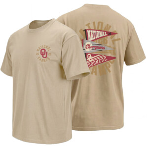 2026 NATIONAL CHAMPIONS PENNANT SHIRT – Oklahoma Sooners Baseball Vintage Omaha Tee