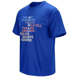MILWAUKEE BASEBALL ROSTER SHIRT Milwaukee Brewers – 2026 Team Name Stack Tee