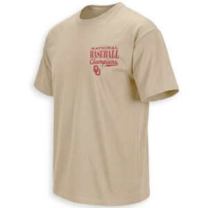 NATIONAL BASEBALL CHAMPIONS SHIRT – Oklahoma Sooners 2026 Stadium Back Tee 1