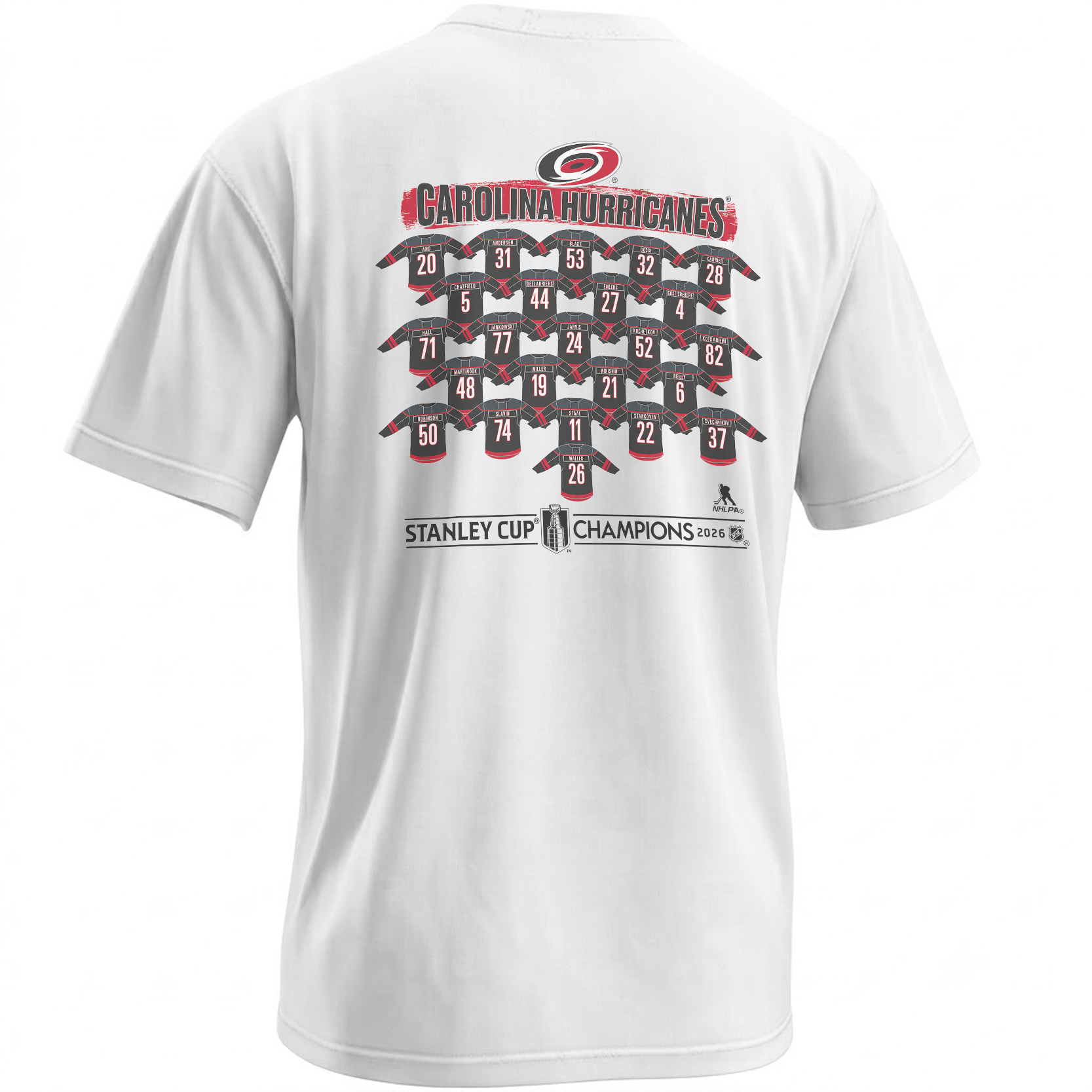 2026 STANLEY CUP CHAMPIONS SHIRT – Carolina Hurricanes Team Roster Tee 2 2026 STANLEY CUP CHAMPIONS SHIRT – Carolina Hurricanes Team Roster Tee 2