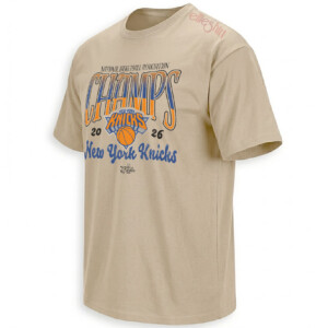 2026 NBA CHAMPS SHIRT – New York Knicks Vintage Sand Tee