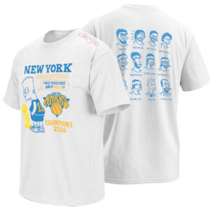 I WAS THERE DUDE AND IT RULED SHIRT – Bart Simpson Knicks 2026 Champions Roster Te