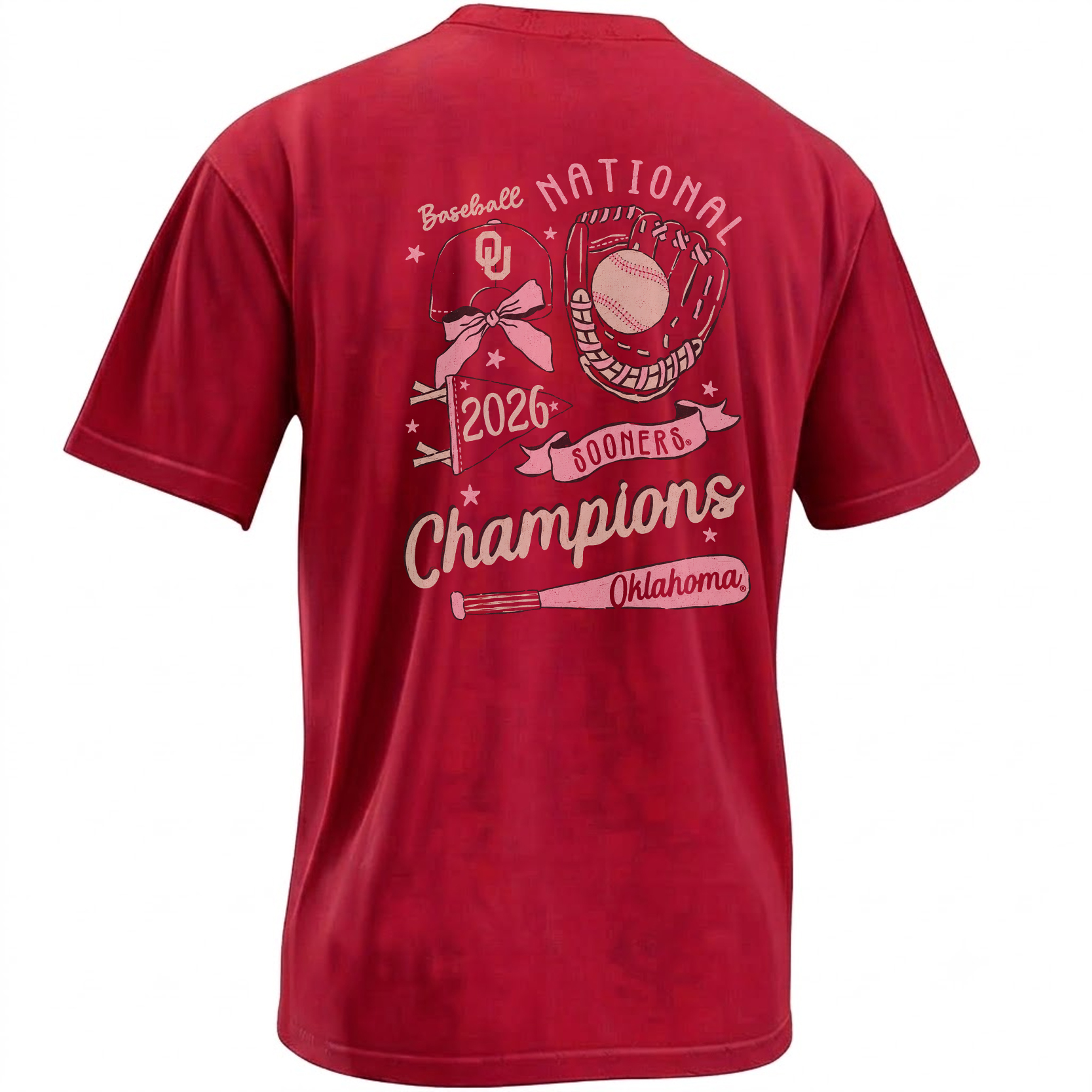2026 NATIONAL CHAMPIONS BASEBALL GEAR SHIRT – Oklahoma Sooners Vintage Glove Tee 2 2026 NATIONAL CHAMPIONS BASEBALL GEAR SHIRT – Oklahoma Sooners Vintage Glove Tee 2