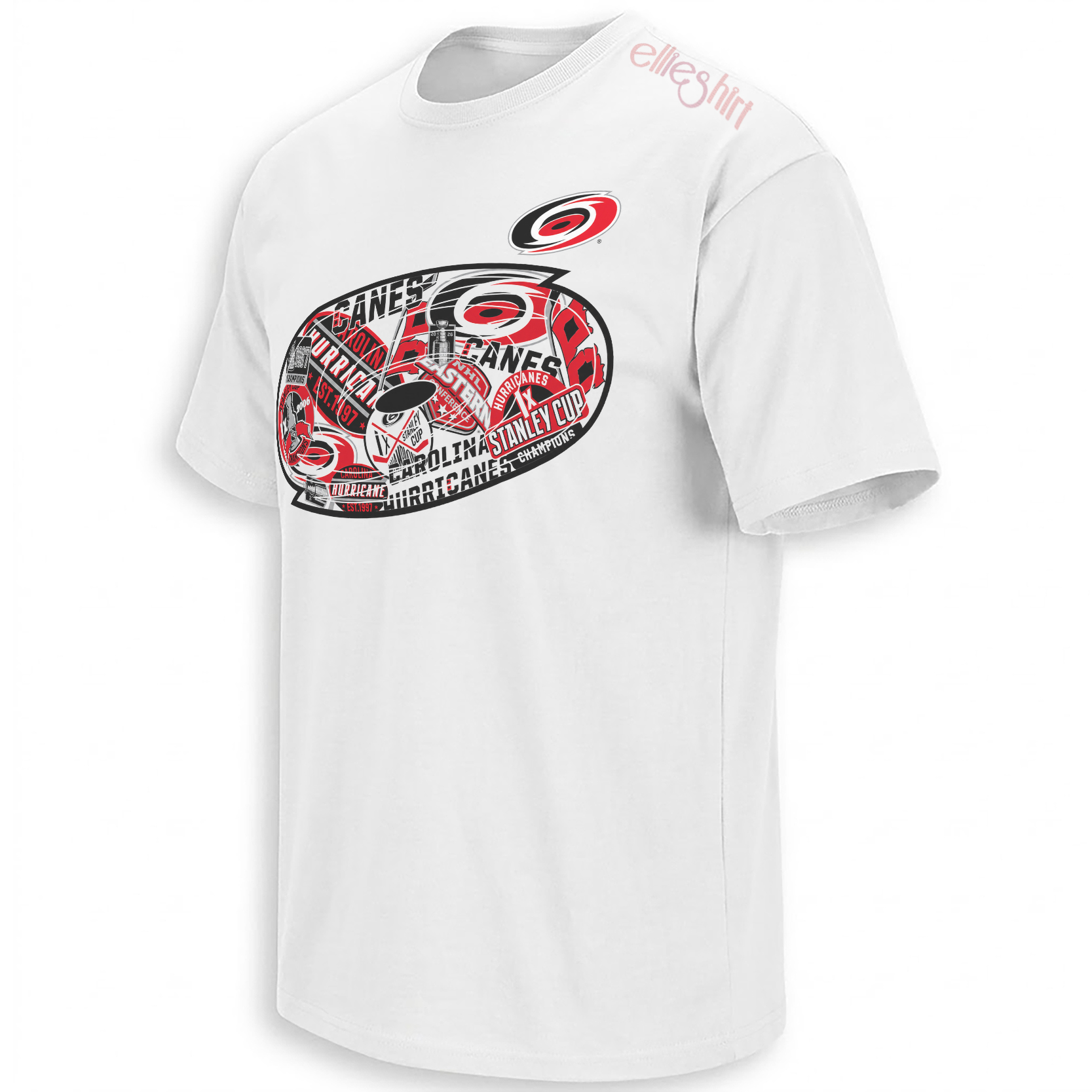 2X STANLEY CUP CHAMPIONS SHIRT – Carolina Hurricanes Helmet Patch Tee 1 2X STANLEY CUP CHAMPIONS SHIRT – Carolina Hurricanes Helmet Patch Tee 1