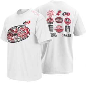 2X STANLEY CUP CHAMPIONS SHIRT – Carolina Hurricanes Helmet Patch Tee