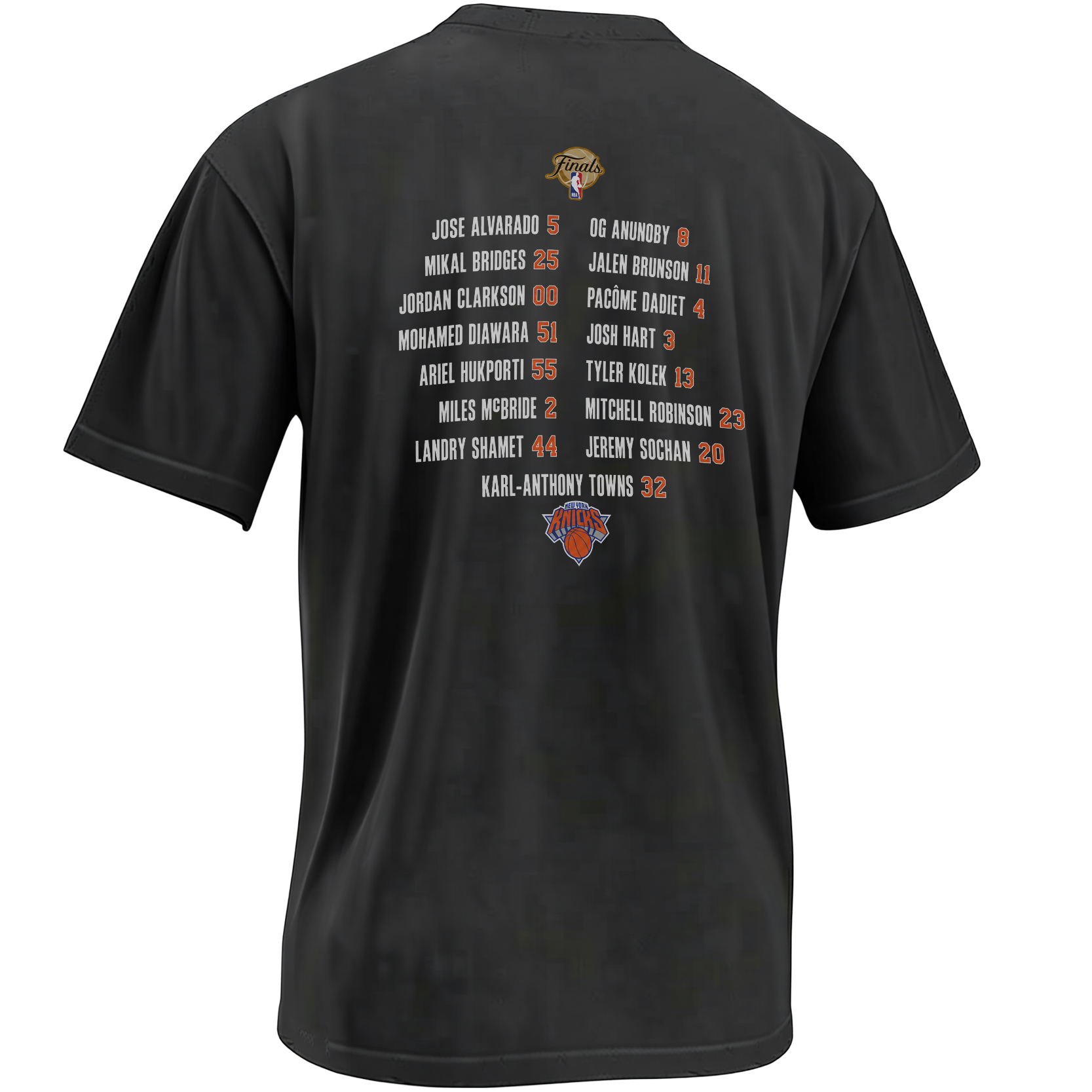 ALWAYS KNICKS SHIRT – New York Forever 2026 Champions Roster Tee2 ALWAYS KNICKS SHIRT – New York Forever 2026 Champions Roster Tee2