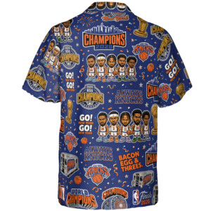 KNICKS 2026 NBA CHAMPIONS HAWAIIAN SHIRT – New York Championship All Over Print B