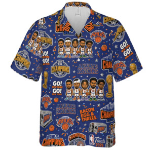 KNICKS 2026 NBA CHAMPIONS HAWAIIAN SHIRT – New York Championship All Over Print F