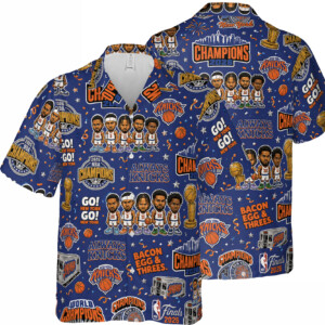 KNICKS 2026 NBA CHAMPIONS HAWAIIAN SHIRT – New York Championship All Over Print fb