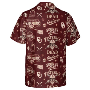 OKLAHOMA SOONERS 2026 CHAMPIONS HAWAIIAN SHIRT – College World Series All Over Print B