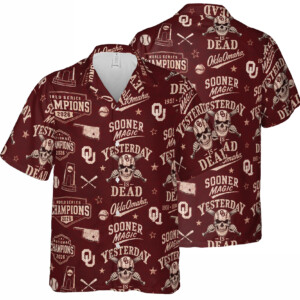 OKLAHOMA SOONERS 2026 CHAMPIONS HAWAIIAN SHIRT – College World Series All Over Print FB