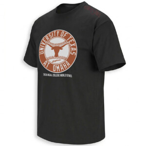 UNIVERSITY OF TEXAS AT OMAHA SHIRT – Texas Longhorns Baseball 2026 CWS Tee