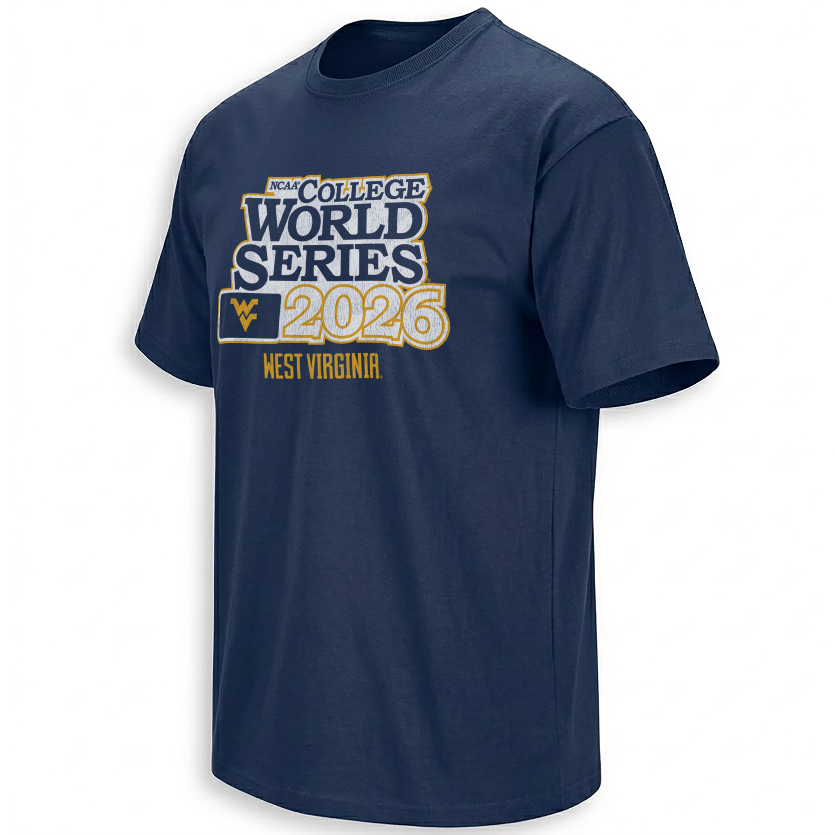 West Virginia College World Series Shirt 2026 Mountaineers Omaha baseball graphic