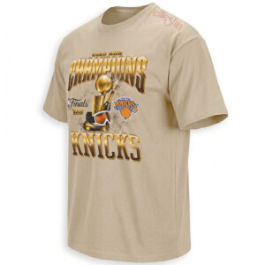 2026 NBA CHAMPIONS SHIRT – New York Knicks Champagne Trophy Tee S