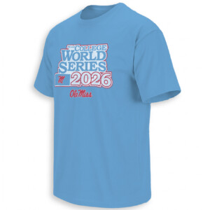OLE MISS COLLEGE WORLD SERIES SHIRT – 2026 Rebels Omaha Baseball Tee LB