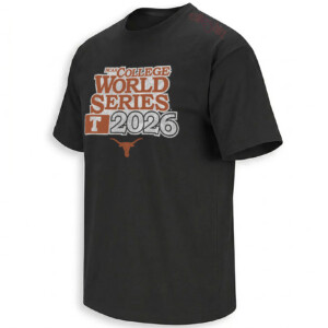 2026 COLLEGE WORLD SERIES SHIRT – Texas Longhorns Baseball Tee B