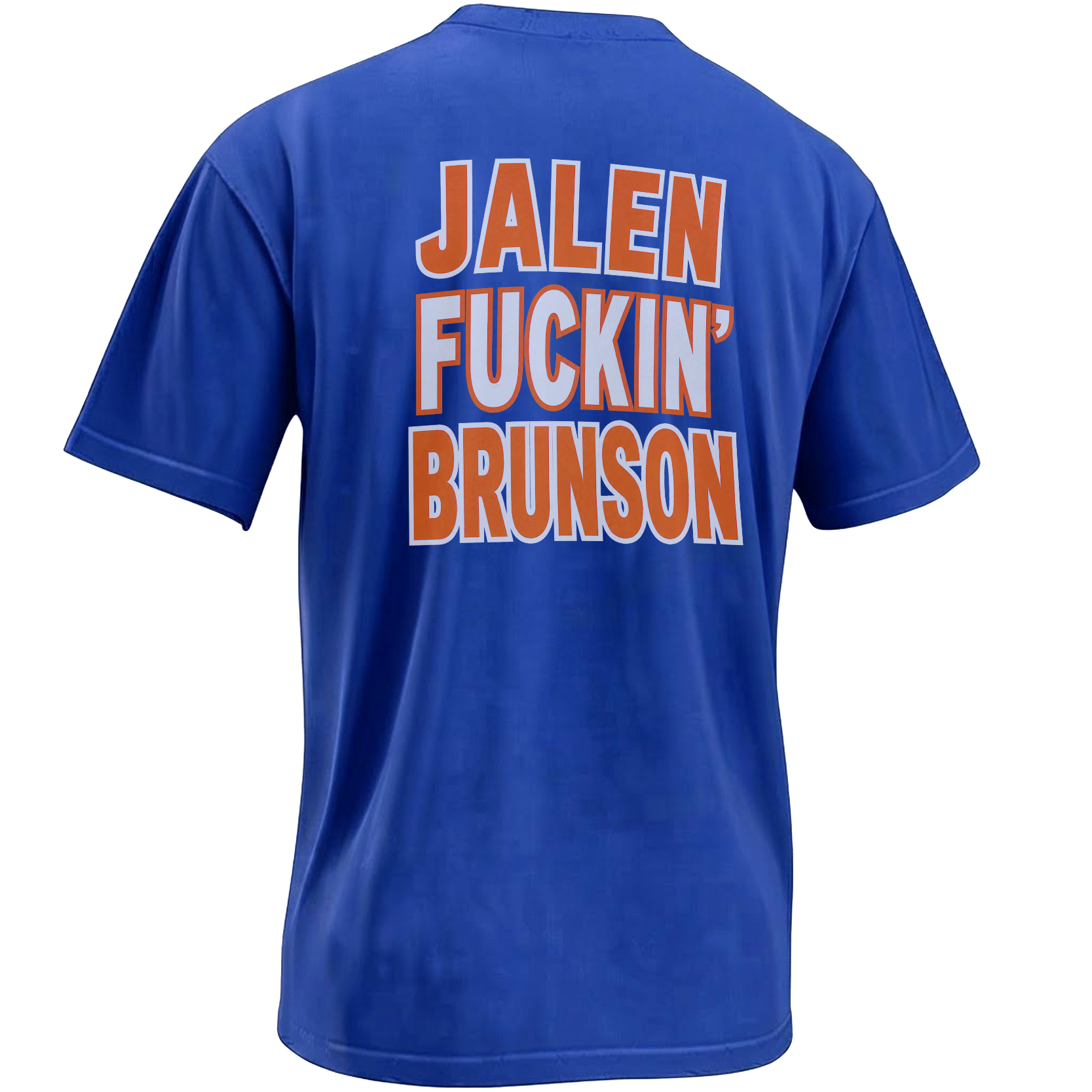 Jalen Fuckin Brunson Knicks Finals MVP back print championship graphic
