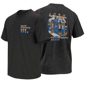 WORLD CHAMPIONS SUBWAY SHIRT – New York Knicks 2026 Team Train Tee
