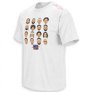 SUPER KNICKS SHIRT – 2026 New York Finals Roster Caricature Tee