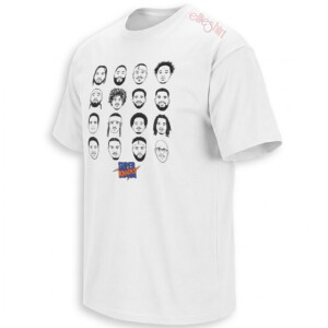 SUPER KNICKS SHIRT – 2026 New York Finals Roster Cartoon Tee W
